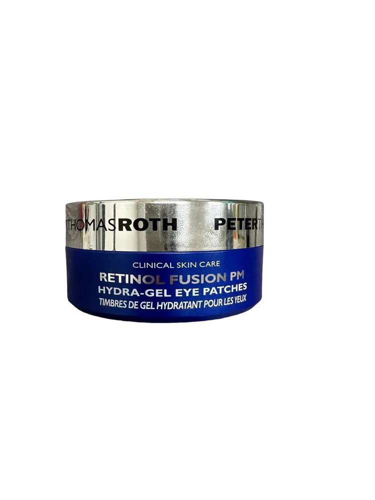 Peter Thomas Roth Retinol Fusion PM Hydra Gel Eye Patches 60 Count for Wrinkles & Dark Circles