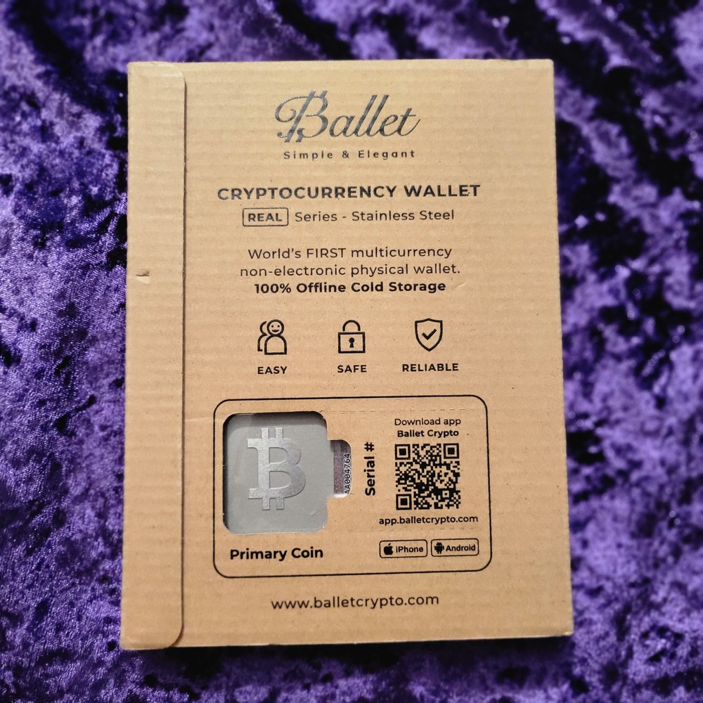 Ballet Bit coin Cryptocurrency Wallet First Day of Issue Limited Edition 1361-image
