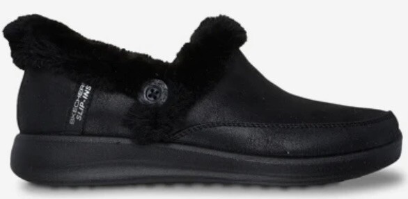 Skechers -Hand Free Slip-ins Cozy Escape Womens Black 7.5 M New w Box