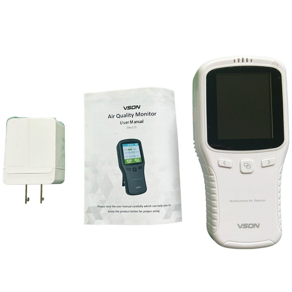 VSON Air Quality Monitor Ver 2.2 model WP6912 Formaldehyde Detector Temperature