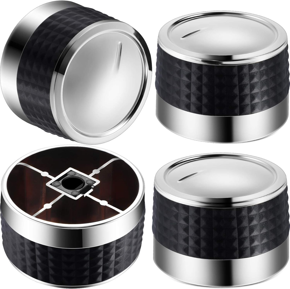 4 Pieces Gas Grill Knob BBQ Control Knobs Replacement Rotating Switch Gas Stove