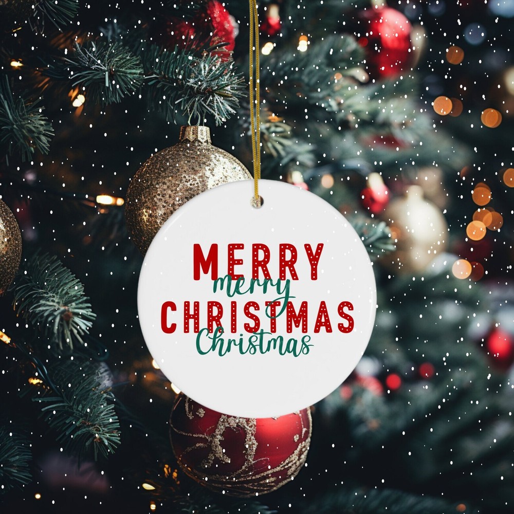 Christmas Ornament Merry Christmas Family Coworker Christmas Gifts Ornament