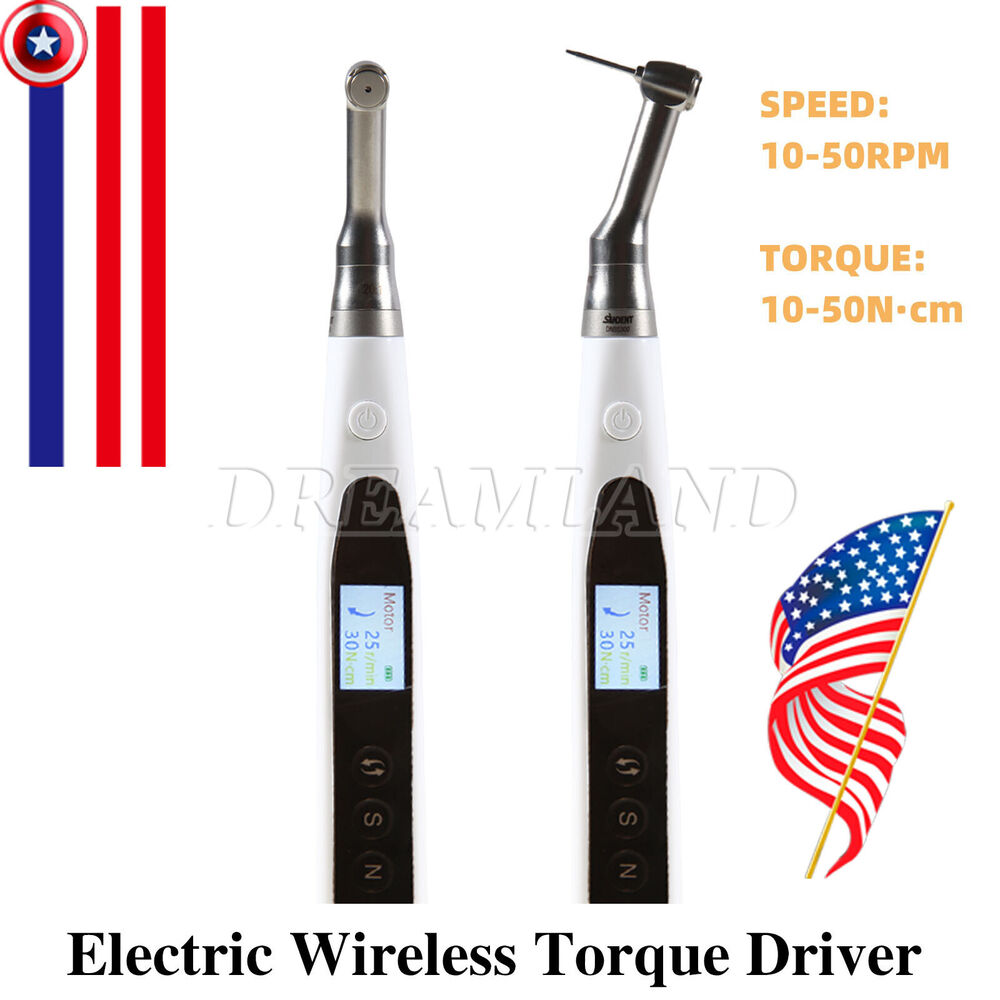 Dental Tools Wireless Universal Implant Torque Wrench Electric Driver Torque Kit