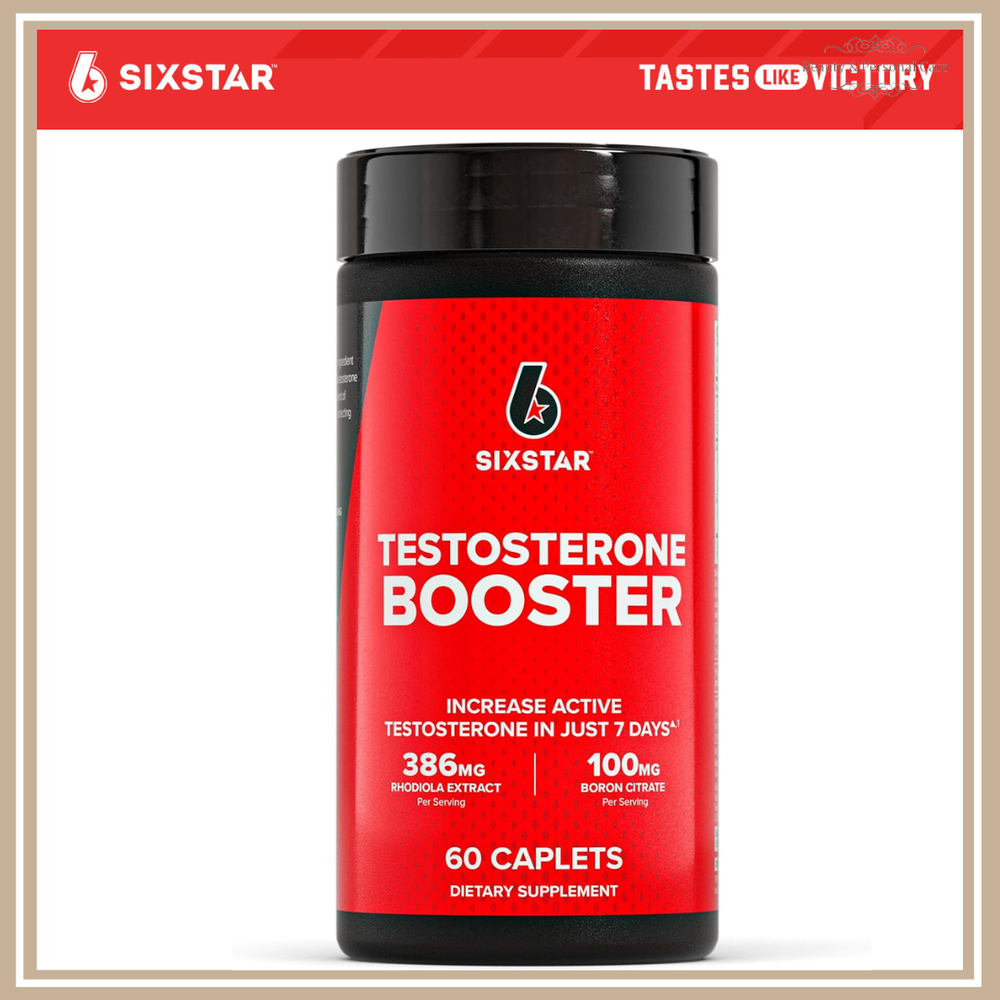 Six Star Testosterone Booster | Muscle Growth & Performance Supplement 60 Pills