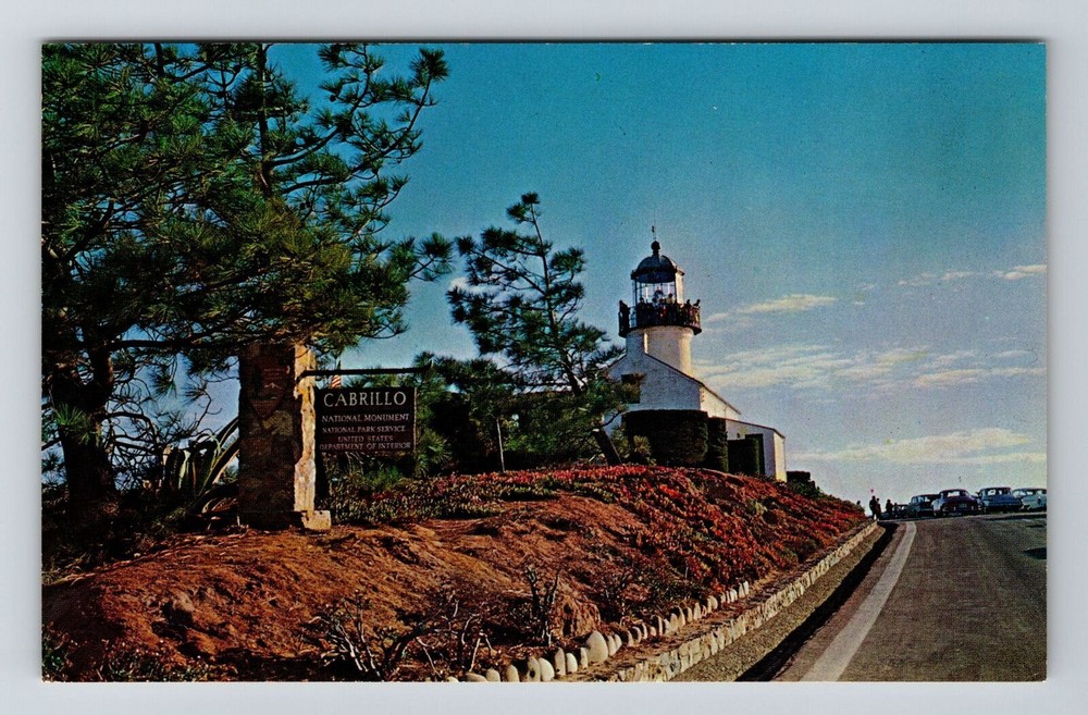 CA-California, Old Point Loma Lighthouse, Vintage Postcard