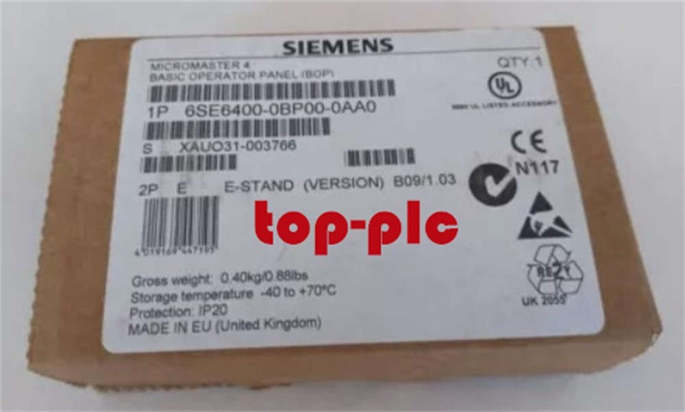 New Siemens 6SE6400-0BP00-0AA0 / 6SE6 400-0BP00-0AA0 Operator Panel