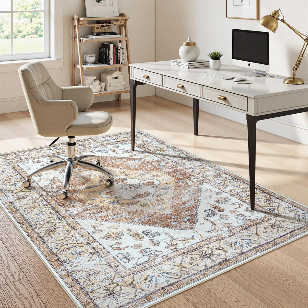 5x7 Hardwood Tile Floor Chair Mat for Home Office Desk