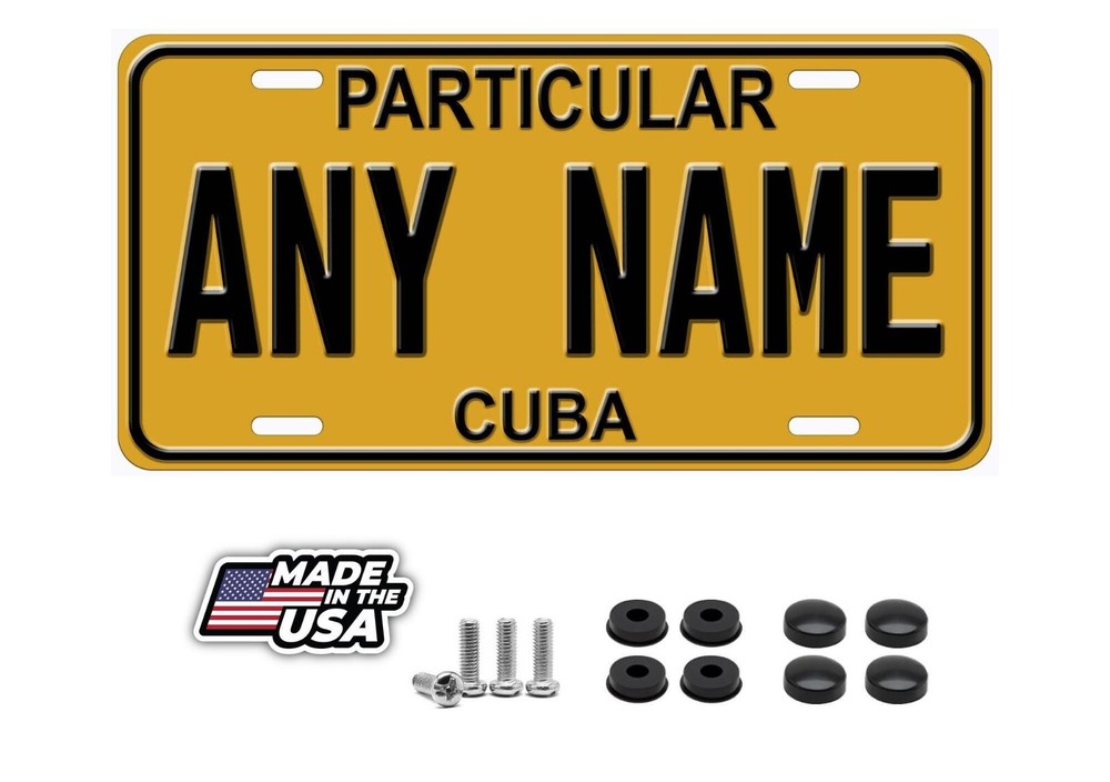 Cuba Particular Any Name Personalized Novelty Car License Plate