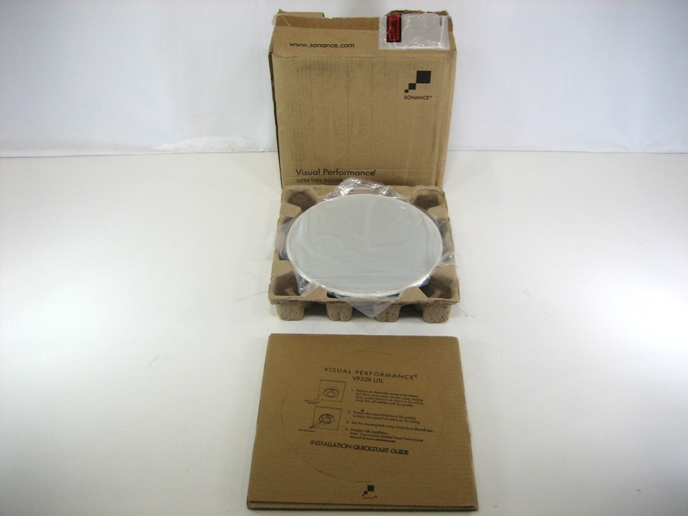 Sonance Visual Performance Series VP52R UTL Thin-Line In-Ceiling Speakers (Pair)-image