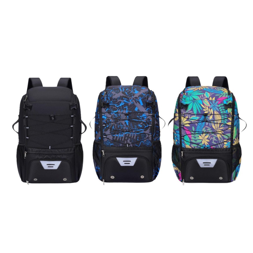 Basketball Backpack Volleyball Bag Waterproof Nylon Multipurpose Lightweight
