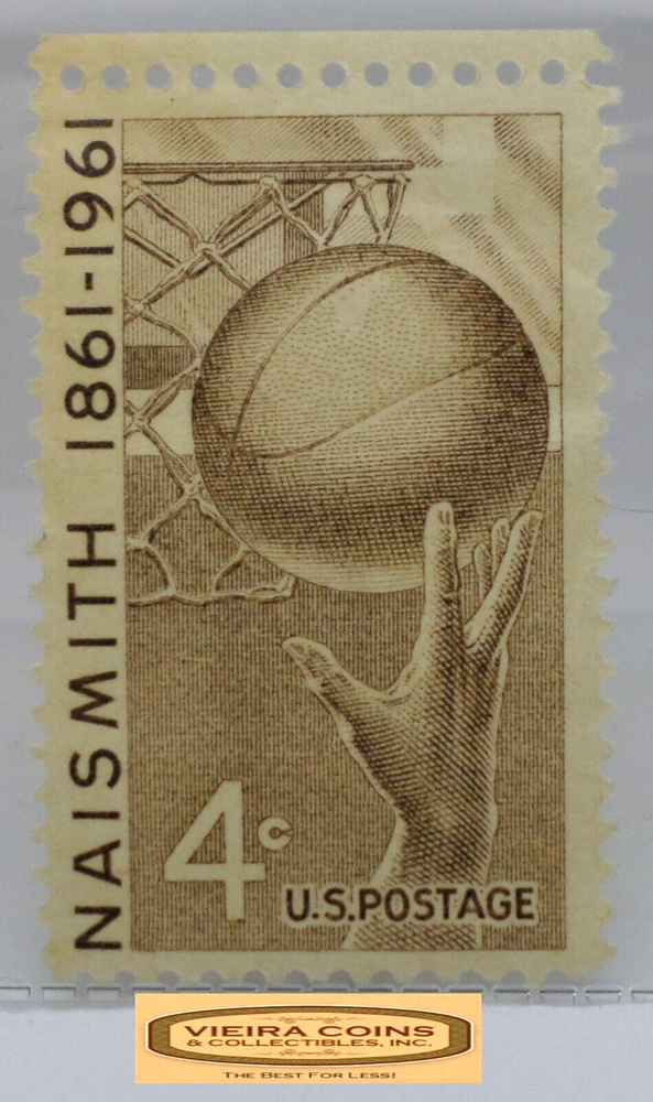 USA Postage Naismith 1861 - 1961  4 Cents Stamp - #S41737NQ