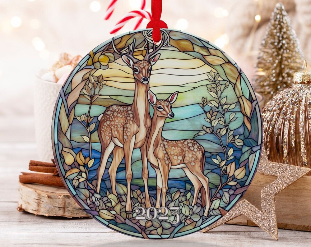 Deer Ornament Reindeer Ornament Christmas Decoration Holiday Gift Idea 2024