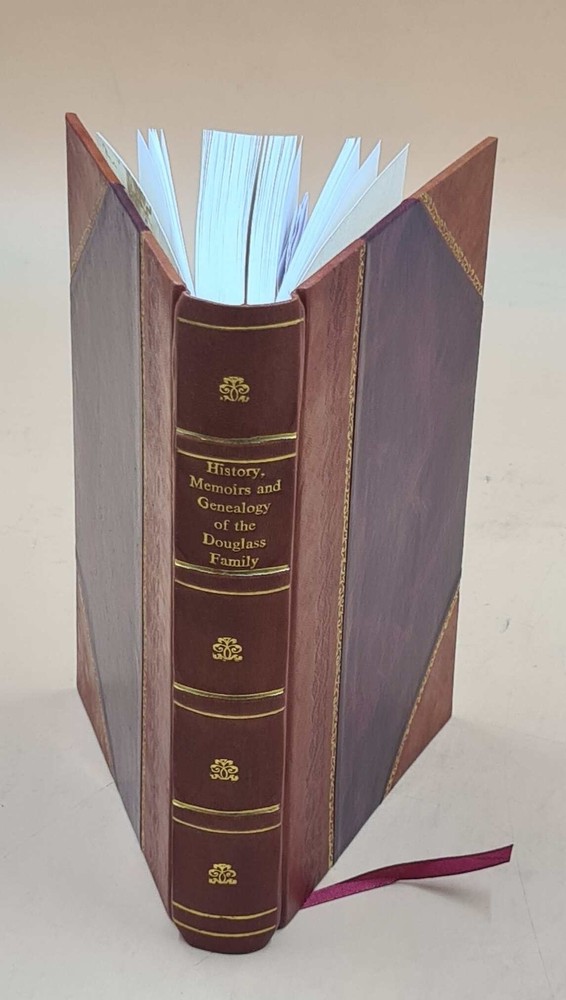 Leather Bound History and Genealogy of the Douglass Family
