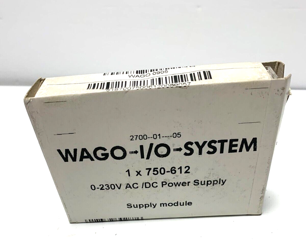 Wago 750-612 DIN Rail Power Supply Module 24V DC