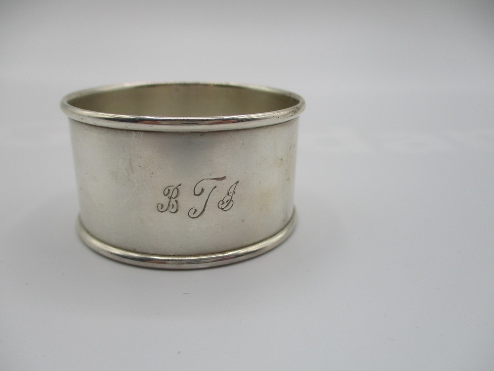 ANTIQUE GORHAM STERLING SILVER NAPKIN RING #13572 ~ 1