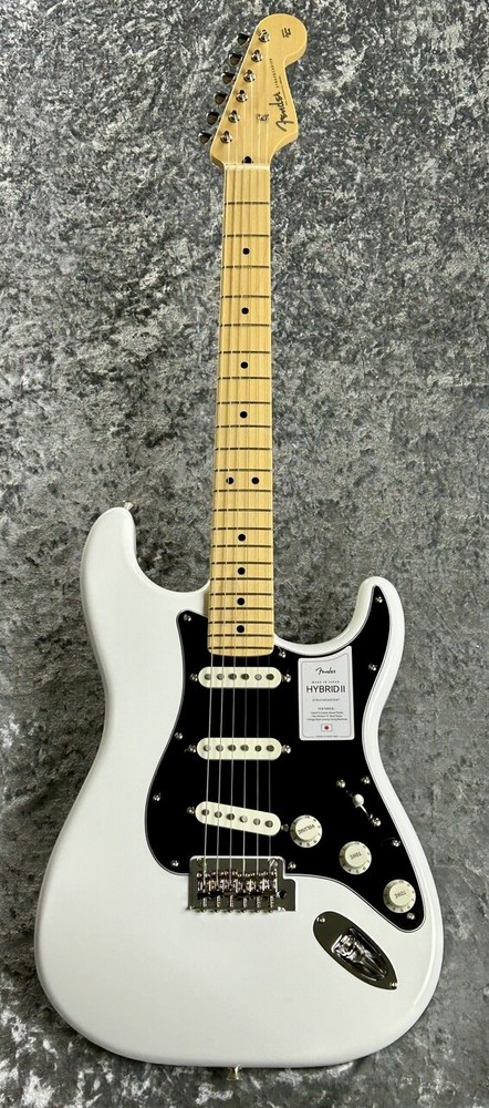 Fender Made in Japan Hybrid II Stratocaster Maple  Arctic White   JD24022449 3