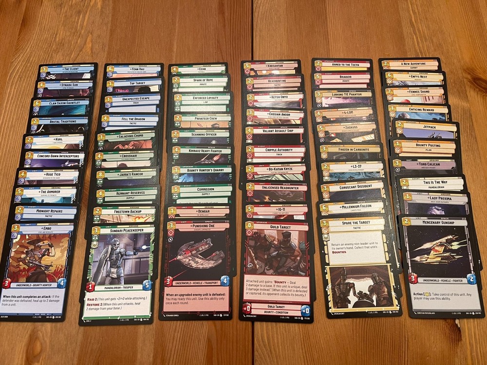 Star Wars Unlimited - SHD - Complete Uncommon Set (60 Cards)