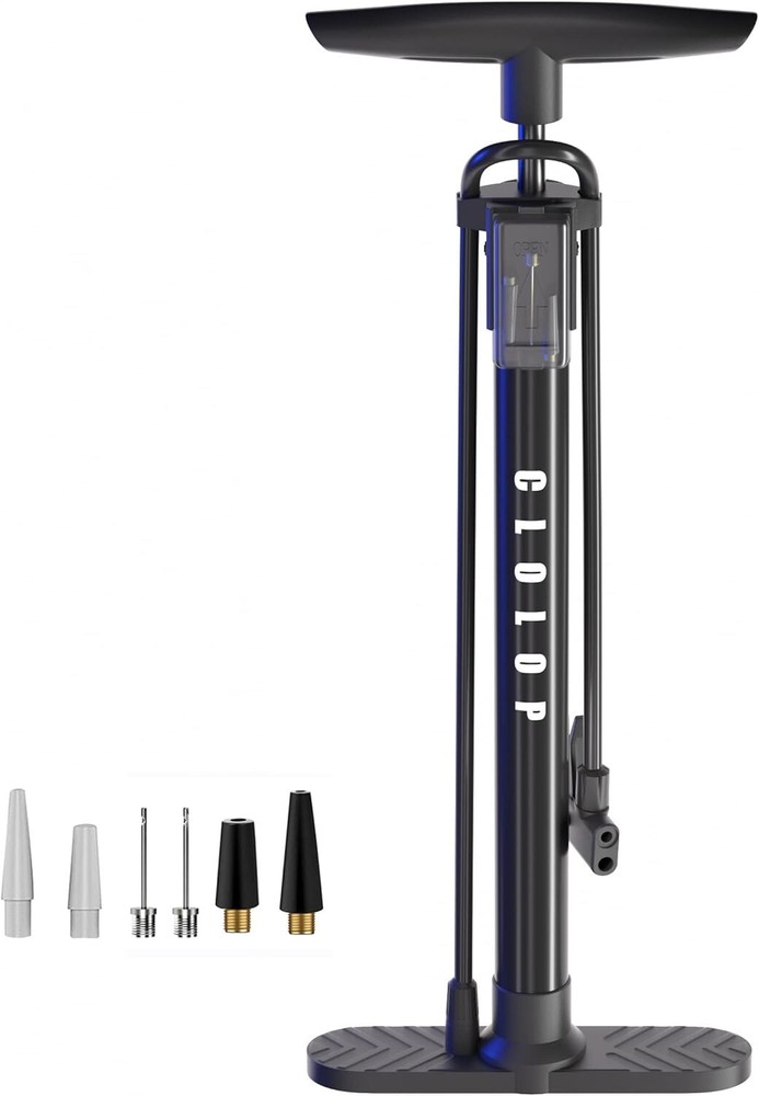 Bike Floor Pump with Gauge,Bike Pump High Pressure 160 Psi,Bicycle Pump with Air