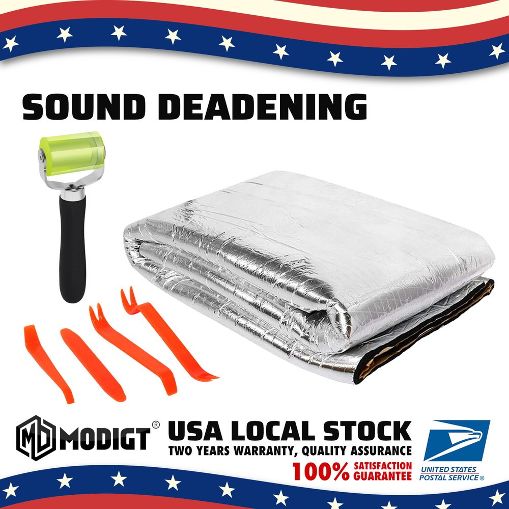 26 SQFT Sound Deadener Car Insulation Heat Shield Dampening Self-Adhesive Mat