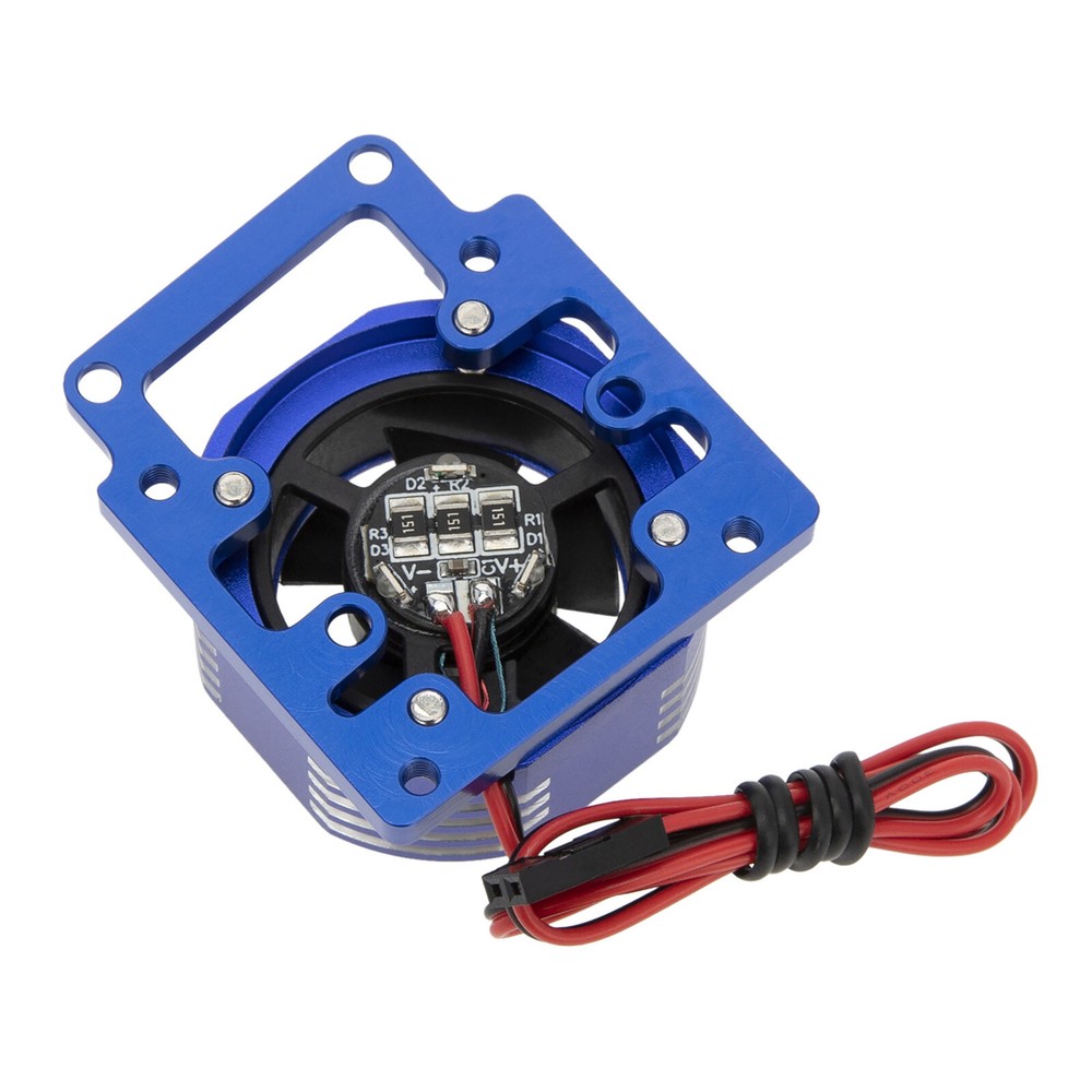 1/8 Alloy Motor Cooling Fan Motor Radiator For TRAXXAS 4WD SLEDGE Monster Truck