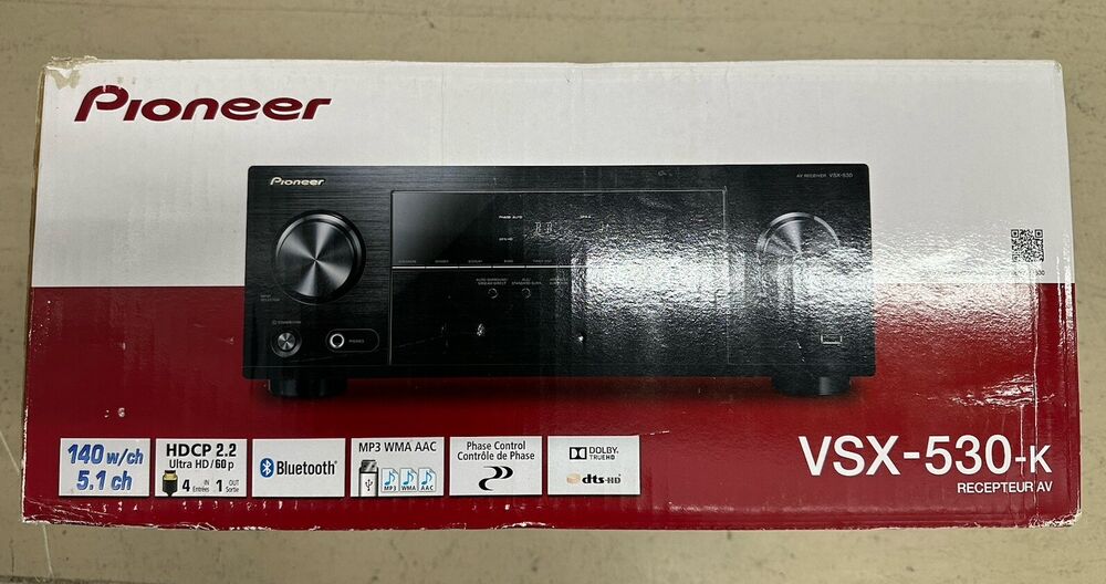 Pioneer VSX-530-K 5.1 Ch HDMI Home Theater Surround Sound Receiver (open Box)