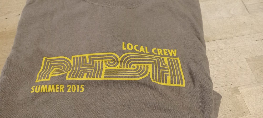Phish 2015 Local Crew Summer Tour *Rare* XL T Shirt