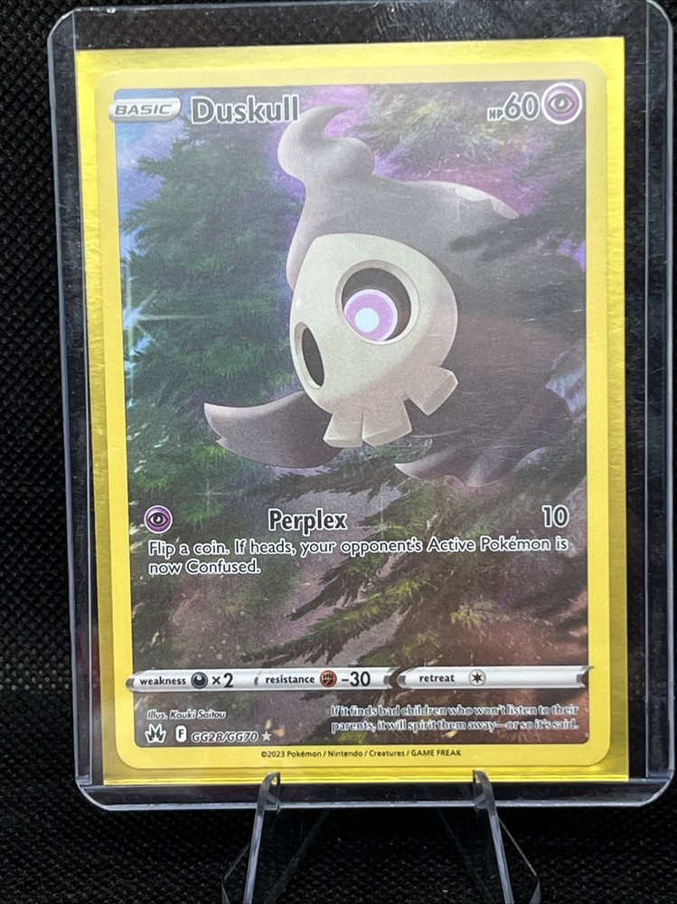 Pokémon TCG Duskull Crown Zenith: Galarian Gallery Gg28/Gg70 Holo Holo Rare