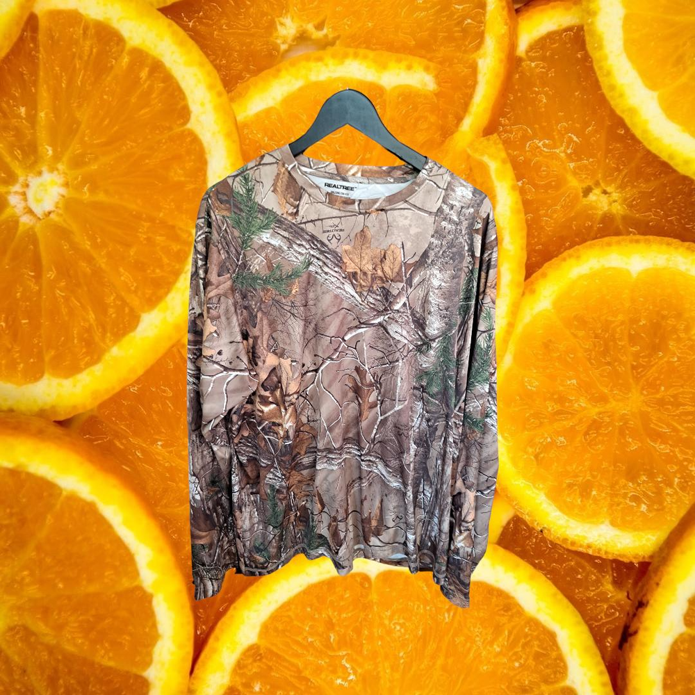 Realtree Camo Lightweight Long Sleeve Shirt for Men Size 2XL Hunting Apparel