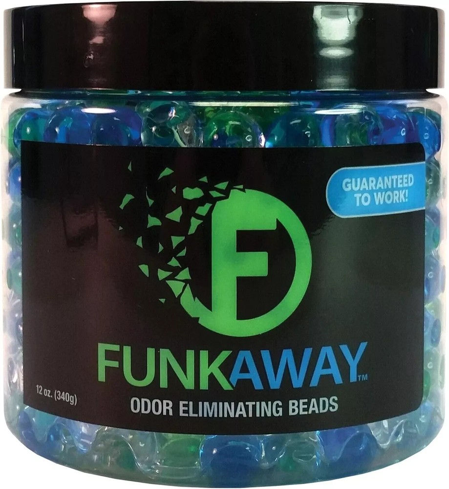 FunkAway Odor Eliminating Beads Supercharged Odor Absorbing Beads, 12 Ounces