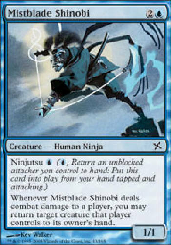 MISTBLADE SHINOBI X4 Betrayers of Kamigawa MTG Magic Cards DJ