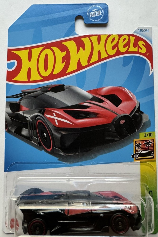 2024 Hot Wheels HW EXOTICS 3/10 Bugatti Bolide 185/250 (Black & Red)
