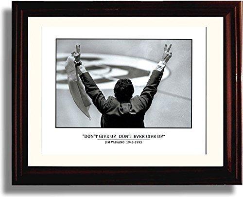 Framed 8x10 Jim Valvano 