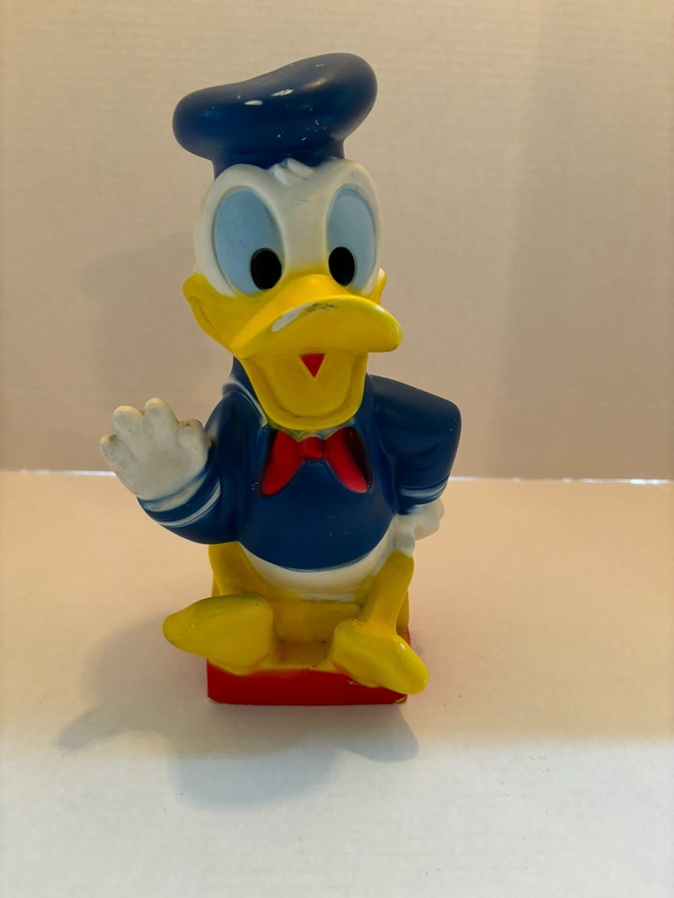 Vintage Disney Donald Duck Piggy Bank by PlayPal Plastics-image