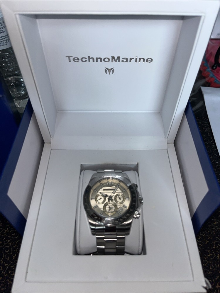 (CHEAP) TECHNOMARINE WATCH TM VD53 Quartz 3 Year Warranty With BOX Buy Now!!!!-image
