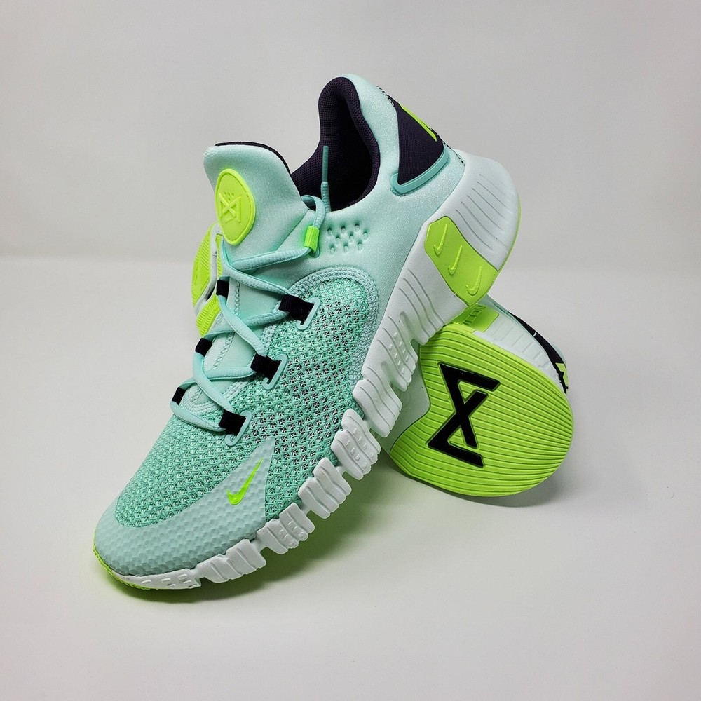 Nike Free Metcon 4 Mint Green Training Shoes Men's Size 10.5 New CT3886-300