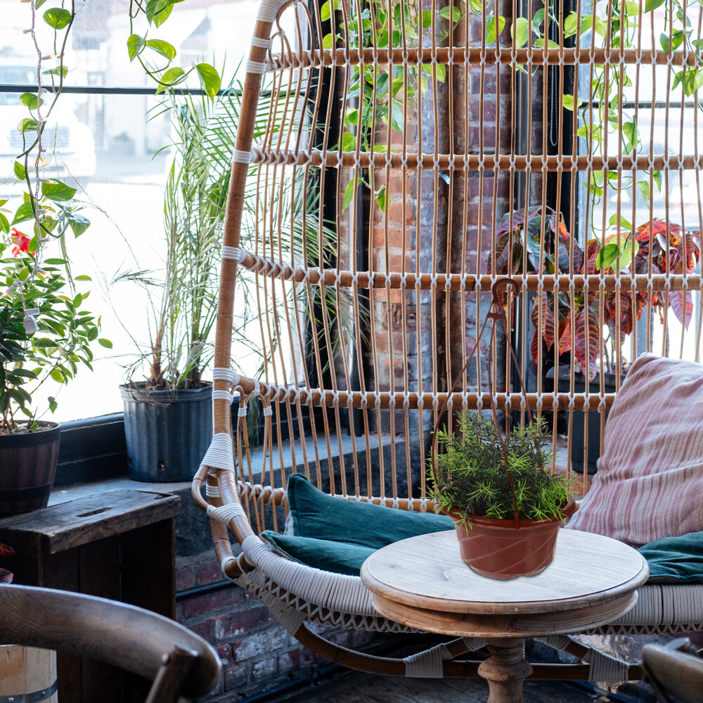 8pcs Hanging Planter Hanging Flower Pot Home Balcony Flower Basket Garden