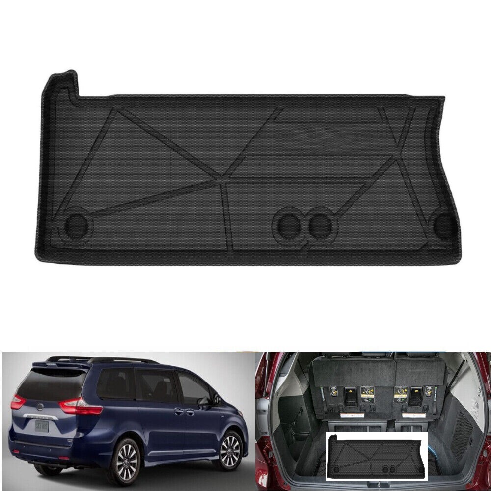 2021-2025 Toyota Sienna Waterproof Rear Cargo Trunk Liner Floor Cover