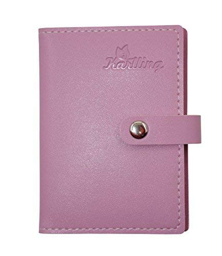 credit card holder wallet for women/man soft leather business card holder car...-image