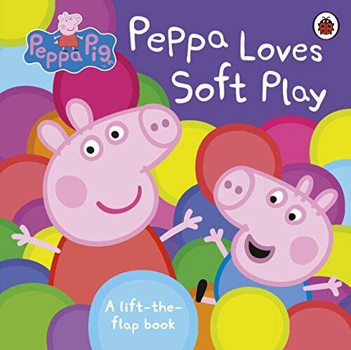 Peppa Pig Lift-the-Flap Soft Play Board Book in Good Condition
