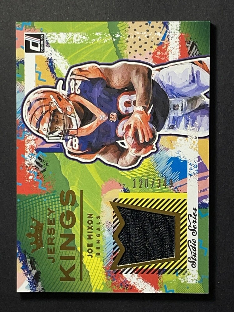2021 Donruss Canton Kings JOE MIXON Jersey #’d/349! 🔥Texans