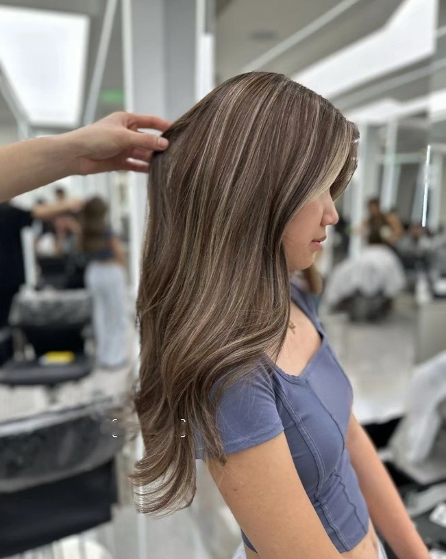 Highlight Ash Blonde Wig 100% Human Hair 13x4 Lace Front Wig