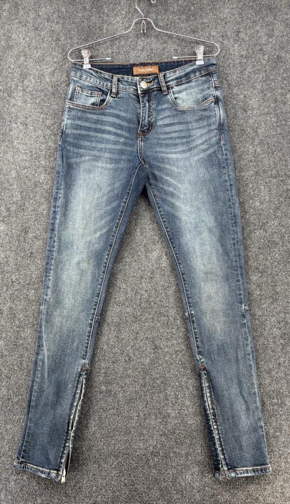 Crysp Denim Men’s 30 Skinny Ankle Zip Jeans