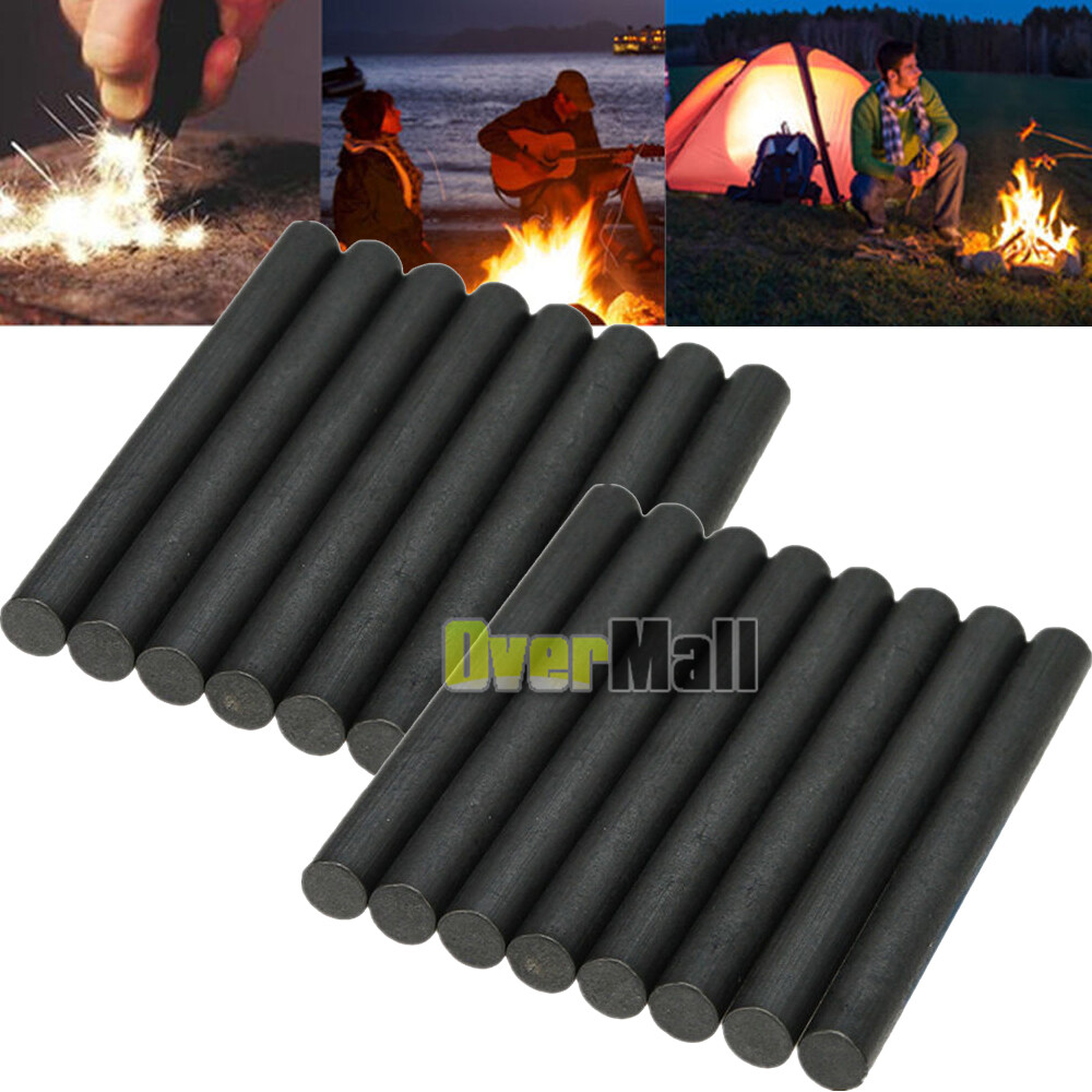 16-Piece Ferrocerium Flint Fire Starter Kit for Survival and Camping