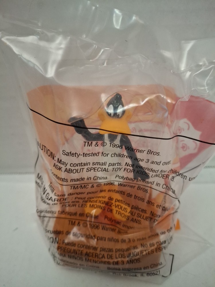 Vintage Space Jam Daffy Duck Looney Tunes (1996 McDonalds) Happy Meal,NEW