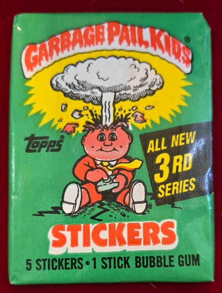1986 Sealed Garbage Pail Kids Series 3 Wax Pack – No Price Variant
