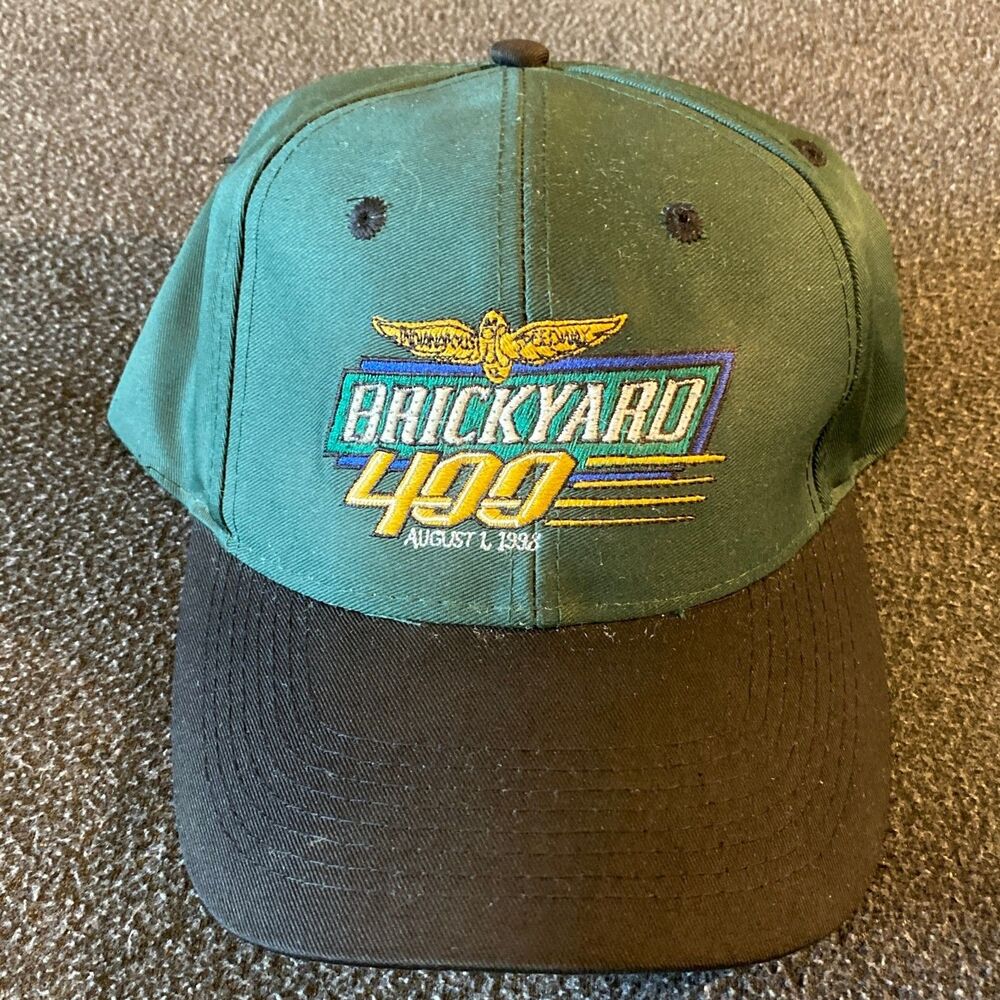 Vintage Brickyard 400 1998 Nascar Snapback Custom Light Up Big Patch Hat