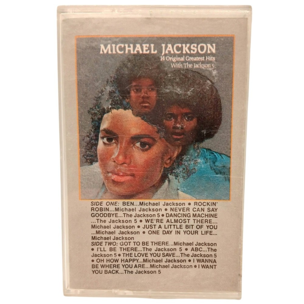 Michael Jackson 1983 Greatest Hits Cassette Featuring The Jackson 5