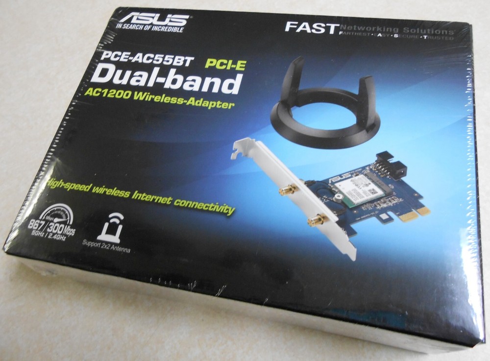 ASUS PCEAC55BTB1 Dual-Band Wi-Fi Adapter