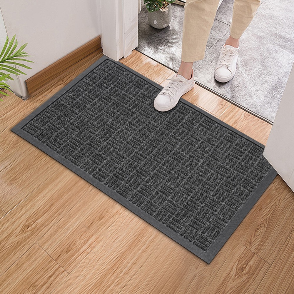 Non-Slip Outdoor Welcome Mat for Front Door Entryway 90x60cm