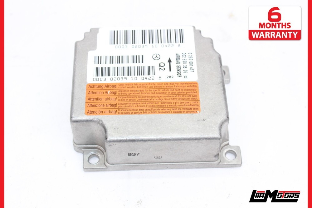 2000-2006 MERCEDES W215 CL500 S500 CL55 AMG AIR SRS BAG ECU CONTROL MODULE